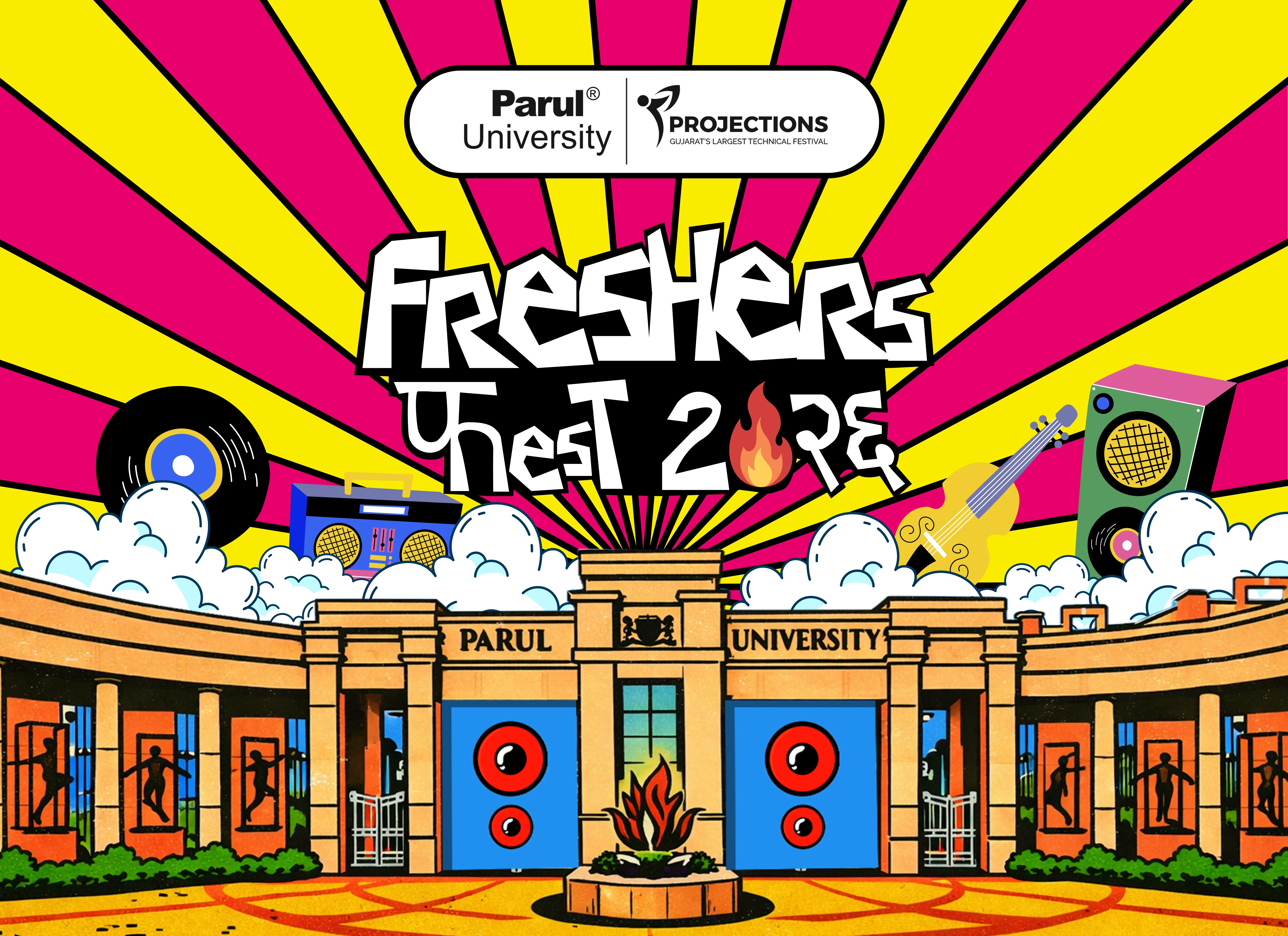 Freshers Fest 2025 - Parul University
